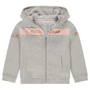 Júnior - Chaqueta de felpa con capucha, cremallera y motivo de fantasía  Main Júnior - Chaqueta de felpa con capucha, cremallera y motivo de fantasía