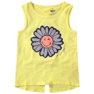 Camiseta de punto con flor ©Smiley de lentejuelas mágicas  Main Camiseta de punto con flor ©Smiley de lentejuelas mágicas