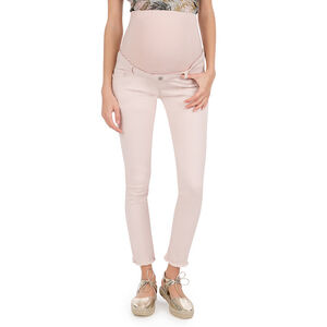 Pantalón de sarga de premamá rosa palo 