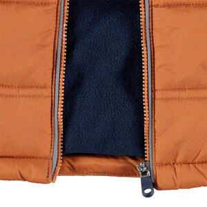 Doudoune à capuche doublée micopolaire 