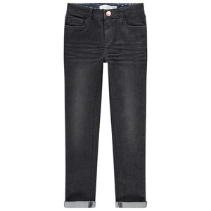 Júnior - Vaquero skinny con efecto desgastado y arrugado  Main Júnior - Vaquero skinny con efecto desgastado y arrugado
