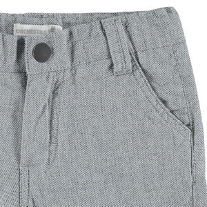 Bermudas de algodón de fantasía jaspeadas 