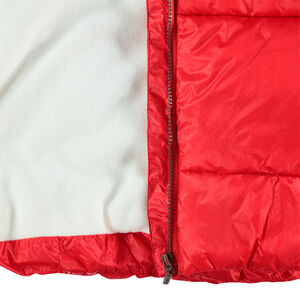Júnior - Anorak acolchado con capucha y forro de micropolar 