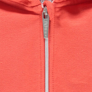 Gilet zippé à capuche en molleton 