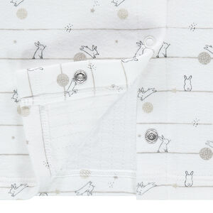 Pijama en la parte superior de punto estampado liso 