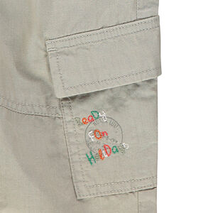 Pantalón liso multibolsillos 