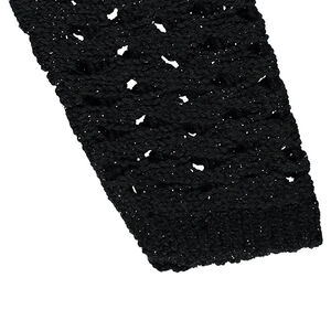 Jersey corto oversize de punto calado 