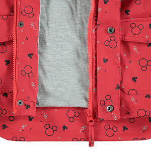 Cortavientos de goma con dibujo Mickey ©Disney all over y forro de punto 