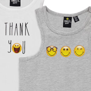Lote de 2 bodies con estampado ©Smiley 