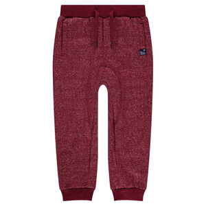 Pantalón de jogging de felpa asargada 