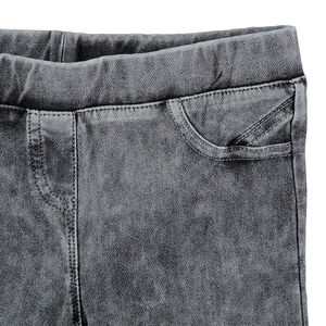 Júnior - Jeggings de imitación vaquero con efecto desgastado 
