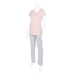 Pantalón homewear de embarazada con estampado de frutas 