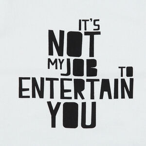 Júnior - Camiseta de punto de manga corta con mensaje estampado 