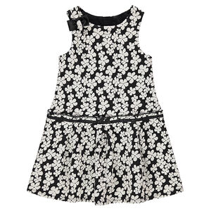 Vestido sin mangas con flores de jacquard  Main Vestido sin mangas con flores de jacquard