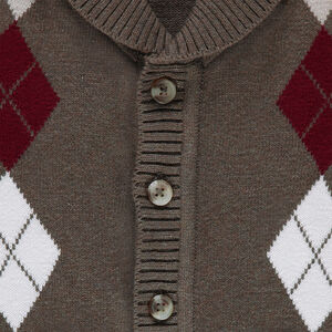 Chaqueta de punto dibujo de jacquard. 