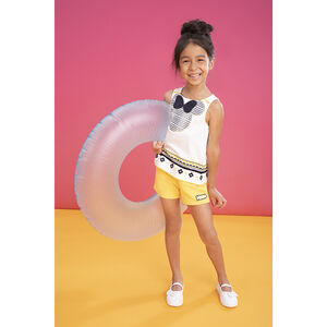 Conjunto túnica+ pantalón corto estampado Minnie   Main Conjunto túnica+ pantalón corto estampado Minnie