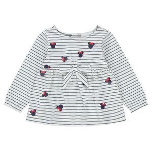 Marinera de punto con rayas y estampado de Minnie ©Disney all-over  Main Marinera de punto con rayas y estampado de Minnie ©Disney all-over