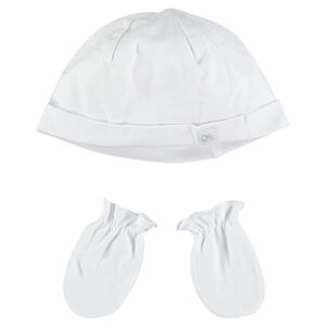 Conjunto para recién nacido con gorro y guantes  
