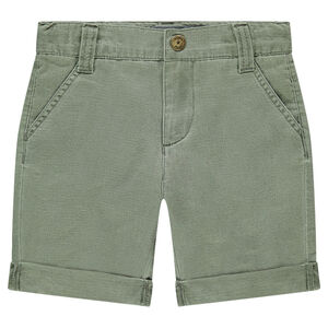 Bermudas por encima de la rodilla de algodón de fantasía 