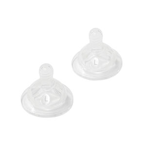Lot de 2 chupetes fisiologicos en silicona talla L - 6m+ 