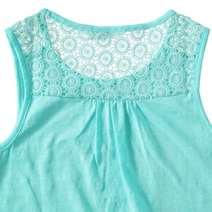 Júnior - Camiseta sin mangas de punto slub con encaje en la espalda  Main Júnior - Camiseta sin mangas de punto slub con encaje en la espalda