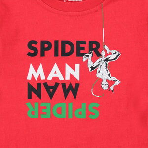 Camiseta de manga corta de punto con mensaje y estampados ©Marvel Spiderman 