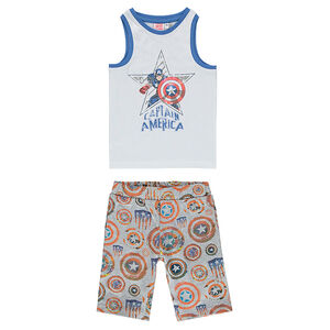 Pijama de punto Marvel con estampado de Captain America 