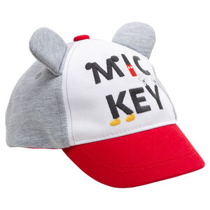 Visera con orejas de Mickey de relieve con inscripción bordada ©Disney 