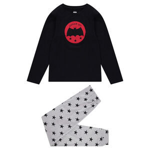 Júnior - Pijama con parche ©Warner Batman y pantalón con estrellas 