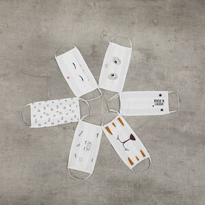 Lote de 2 Mascarillas de tela niño 