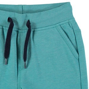 Bermudas de felpa jaspeada. 