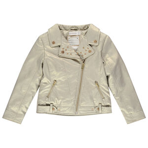 Perfecto en simili effet nacré doublé sherpa  Main Perfecto en simili effet nacré doublé sherpa