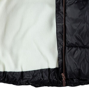 Júnior - Anorak acolchado con capucha y forro de micropolar 