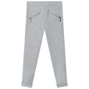 Jegging en milano à bandes et poches zippées  Main Jegging en milano à bandes et poches zippées