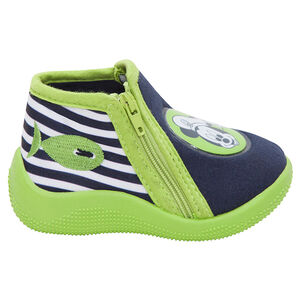 Patucos con forma de botines Disney con parche Mickey 