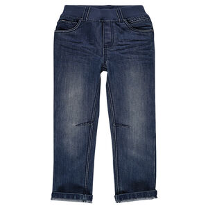 Jeans cintura elástica 