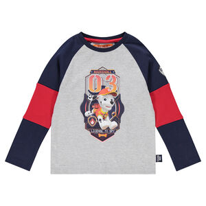 Camiseta de manga larga de tres colores con estampado de Marshall de Patrulla Canina Nickelodeon™ 