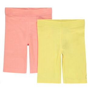 Pack de 2 pantalones de ciclista lisos con logo estampado  Main Pack de 2 pantalones de ciclista lisos con logo estampado