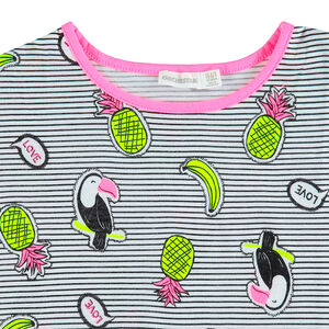 Júnior - Pijama de punto con rayas y pelícanos estampados  Main Júnior - Pijama de punto con rayas y pelícanos estampados