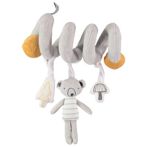 Juguete espiral de actividades de pana colgante 