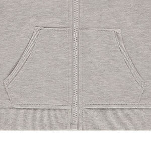 Chaqueta de felpa con capucha y bolsillos   Main Chaqueta de felpa con capucha y bolsillos