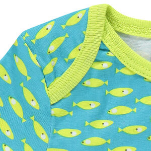 Lote de 7 bodies manga corta con fantasía con abertura adaptada a la edad 