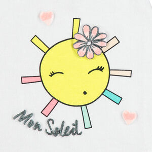 Camiseta lisa de punto sin mangas con lazos y estampados de fantasía 