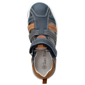 Nu-pieds à scratch touches de marron 