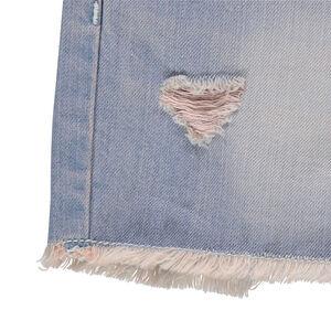 Júnior - Pantalón corto vaquero efecto gastado   Main Júnior - Pantalón corto vaquero efecto gastado