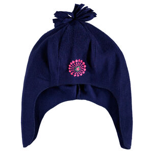 Gorro con orejeras de micropolar con bordado y pompón  Main Gorro con orejeras de micropolar con bordado y pompón