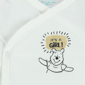 Body de manga larga con  lunares, estampado Winnie Disney 