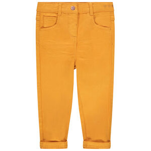 Pantalon coupe slim en toile 