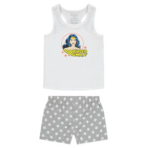 Júnior - Pijama corto de punto con estampado de Wonder Woman ©Warner   Main Júnior - Pijama corto de punto con estampado de Wonder Woman ©Warner
