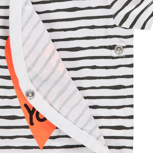 Pack de 5 bodies de jersey de manga corta con estampados de fantasía 